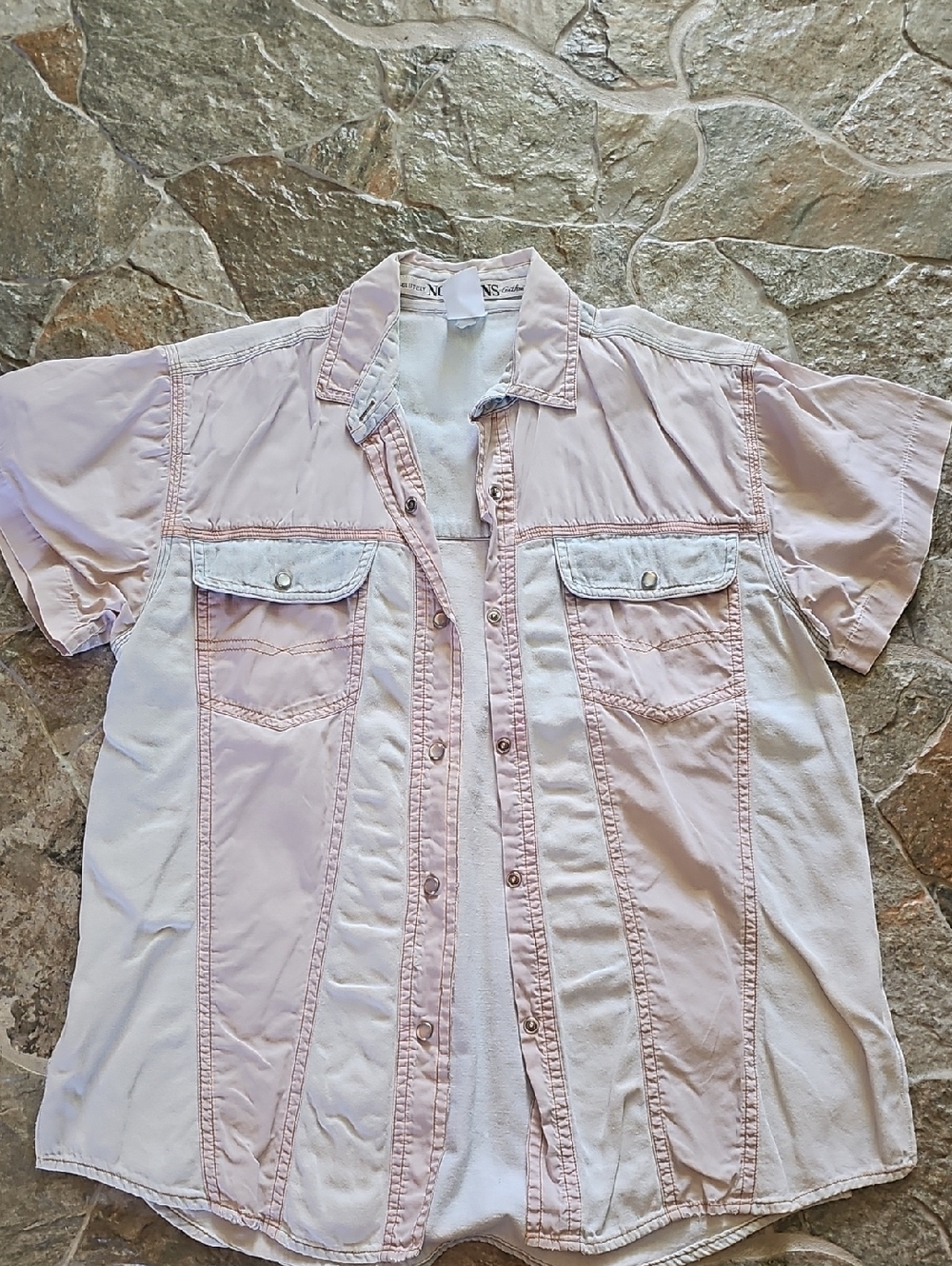 Vintage Snap Front Top